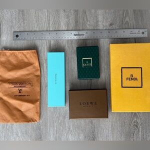 Authentic Luxury Empty Gift Boxes
Bags Tiffany Loewe Gucci Fendi Louis
Vuitton